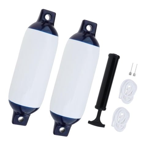 Magideal - Parachoques De Defensas De Barcos, Parachoques De Defensas De Yates Con Cuerdas, Defensas De Barcos Marinos Para Protección De Barcos Deportivos, Boya 2 Juegos De Guardabarros