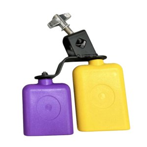 Bothyi - Cencerro Bicolor De Tonos Altos Y Bajos Con Montura Para Conciertos Reuniones Familiares