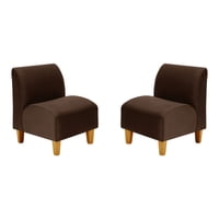 Bodevir - Set Poltrona Soft 1C Felpa 04 Chocolate