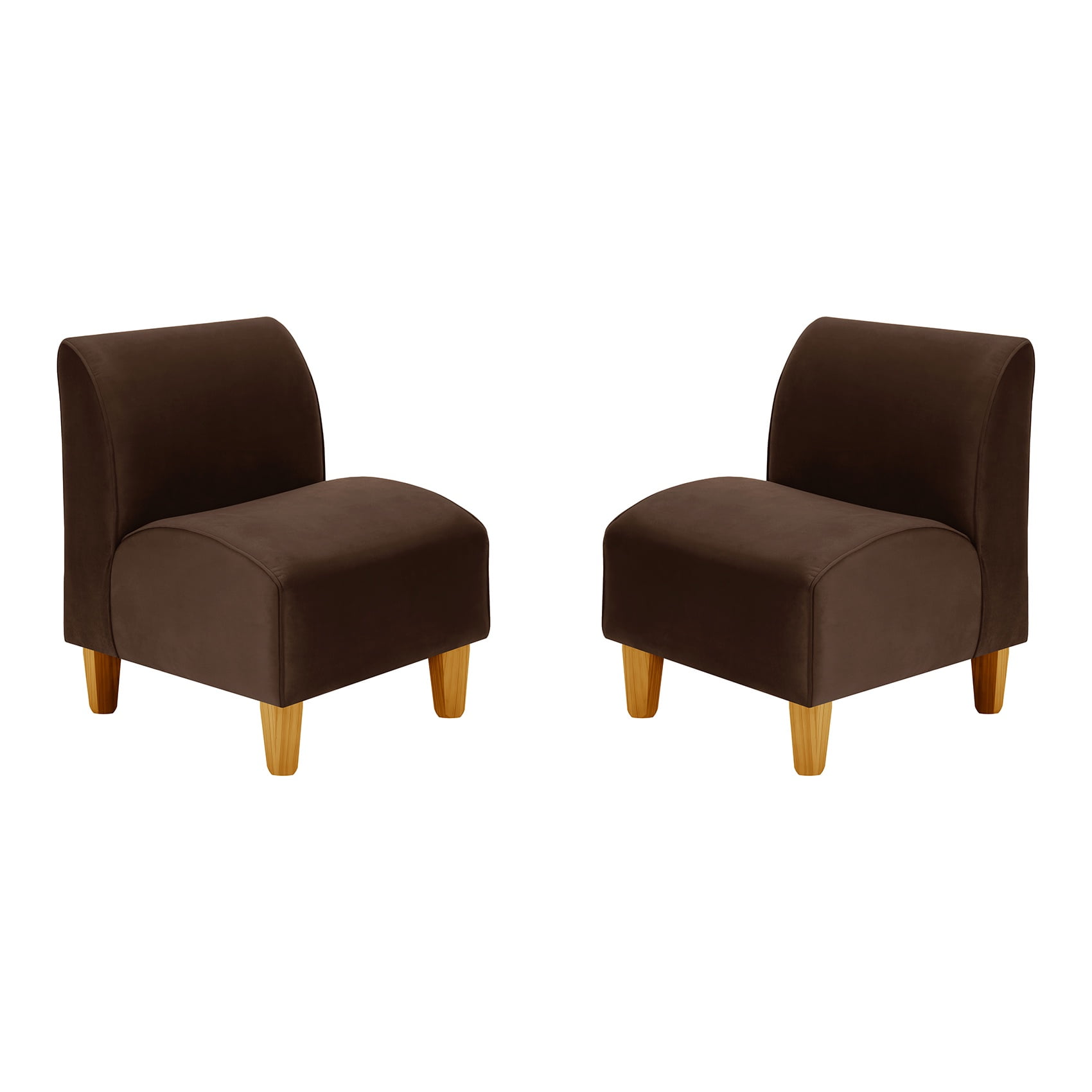 Bodevir - Set Poltrona Soft 1c Felpa 04 Chocolate