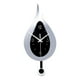 thumbnail image 1 of Relojes De Pared Modernos Para Cocina Con Péndulo, Con Pilas, Decorativos, Plateados, 1 of 3