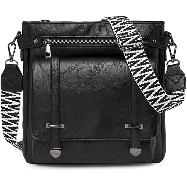 Bolso bandolera moda mujer hombro suave poliuretano cuero monederos múltiple mensajero bolsa