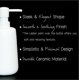 thumbnail image 3 of Dispensador de jabón ABBI NIMO, cerámica blanca mate, 400 ml, 3 of 6