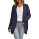 thumbnail image 1 of Suéter con capucha para mujer, abrigo de moda con frente abierto, tejido irregular, color puro, cárdigan informal para otoño e invierno., 1 of 6