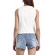 thumbnail image 3 of INSPIRE CHIC Chalecos de Mezclilla sin Mangas para Mujer Lavados y Desgastados Chaquetas de Jean Casual Blancas S, 3 of 6