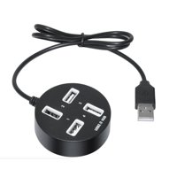 Tomasstore - Hub Usb De 4 Puertos Divisor De Expansión De Forma Redonda