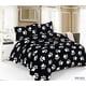 thumbnail image 1 of Cobertor de Invierno de Plush y Chiporro 1,5 Plaza Negro Patitas, 1 of 1