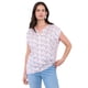 thumbnail image 1 of Polera Mujer Fabric Mix Rosado Flores Corona, 1 of 5