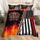 thumbnail image 1 of Christm-as Trees D-u-t Co-ve-r Queen Size Sa-nta Claus- and Snowman Comfort-er Cover with 2 Pillow-case for Te-ens Adults Kids S-tarry Sky Be-dding Set Snow Sc-ene Brea-thable 3 Pieces D-ecorative, 1 of 5