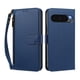 thumbnail image 1 of Funda Tipo Billetera para Google Pixel 10 Pro XL 5G con Soporte y Bolsillo con Cierre Azul profundo, 1 of 1