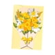 thumbnail image 2 of Ramos Tarjetas De Felicitación Tarjeta De Felicitación 3D Para Año Nuevo Compromiso De San Valentín Amarillo Claro, 2 of 5