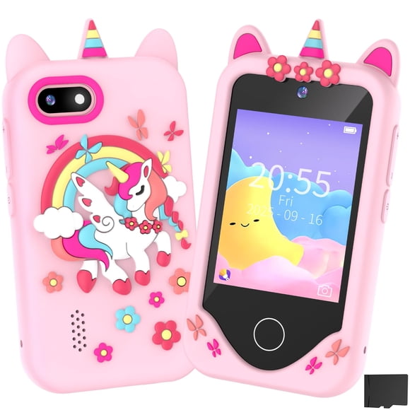 Teléfono Inteligente para Niños SNWIDA Pantalla Táctil 2.8" Cámaras Dobles 32GB