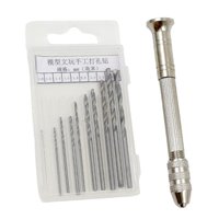 Ioensy - Pin Vise Brocas De Mano Para La Fabricación De Modelos De Carpintería De Bricolaje Con Taladro De Mano