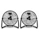 thumbnail image 1 of Ventilador de suelo Simple Deluxe, 50 cm, 3 velocidades, metal de alta velocidad, negro, 1 of 7