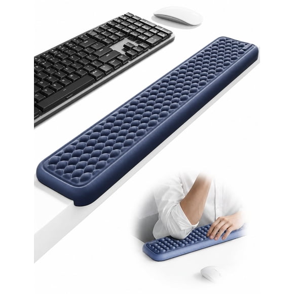 Reposamuñecas Vaydeer en forma de L azul ergonómico