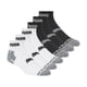 thumbnail image 1 of Calcetines para correr PUMA Quarter Crew para hombre, 6 unidades, blanco/negro/gris, 1 of 6