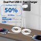thumbnail image 2 of Cargador BikeAnything para iPhone 16, carga rápida, 40 W, paquete de 2 con cable, 2 of 8