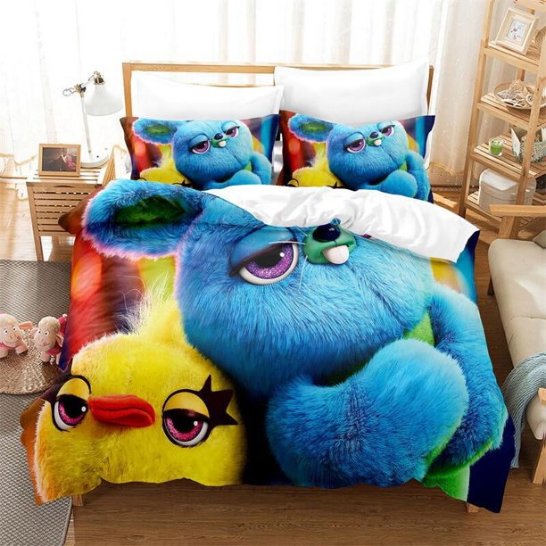 Toytory 3 PCS Comforter Set with 2 Pillowcases,Toytory Bedding Set Sheet Set for Kids Adults,All Season Lightweight
