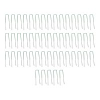 Magideal - 50 Piezas De Estacas Para Césped, Alfileres Para Césped, Grapas Para Paisaje, Estacas Para Jardín Para Tela De Césped, Cubierta De Suelo, Vallas De Se 3X40X150Mm