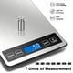 thumbnail image 2 of Báscula digital de cocina Fuzion K2025 10 kg con tara y PCS, 2 of 7