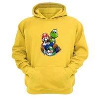 Genérico - Polerón Canguro Plomero Rojo Amarillo Talla Xs Unisex