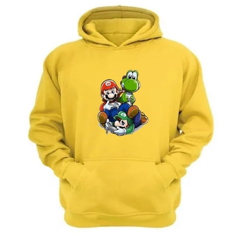 Genérico - Poleron Canguro Plomero Rojo Amarillo Talla L Unisex