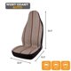thumbnail image 5 of Funda de asiento para coche West Coast Auto Manta Baja marrón - 2 uds, 5 of 7