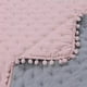 thumbnail image 3 of Cubrecama Y Fundas Con Pompon Dos Plazas Dormitorio rosa 2 plazas, 3 of 3