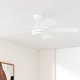 thumbnail image 2 of Ventilador de techo YUHAO 132 cm con luz LED y control remoto de 6 velocidades, 2 of 9