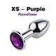 thumbnail image 1 of 1pc Waterproof Stainless Steel Anal Plug with Crystal Design - Perfect for Beginners and Couples - Enhance Your BDSM Experience, 1 of 5