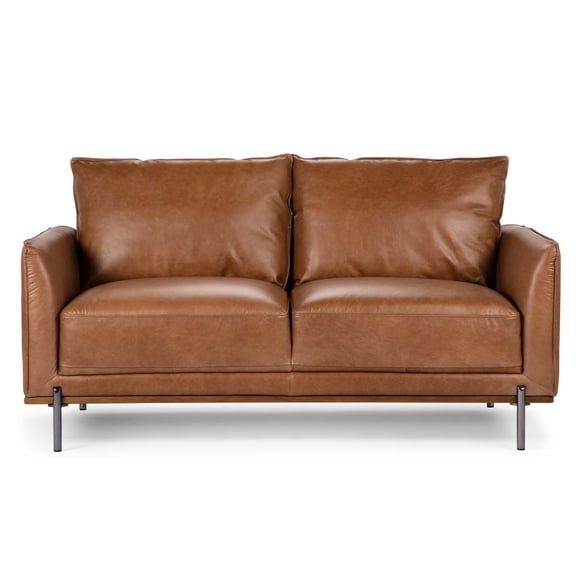 Sofá Rosen Westwood 2 Cuerpos Cuero Camel
