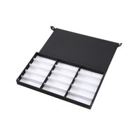 Magideal - Caja De Exhibición De Anteojos Con 15 Compartimentos Estuche De Anteojos Organizador De Anteojos Universal Portátil Multifuncional Para Armario Tienda