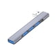 thumbnail image 2 of Estación De Acoplamiento 4 En 1 USB C Hub Plug And Play De Aleación USB 3.0 Para Accesorios, 2 of 5