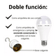 thumbnail image 3 of Ampolleta Bombilla Led Recargable Emergencia O Camping, 3 of 4