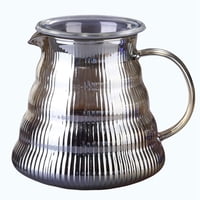Ioensy - Jarra De Café Reutilizable Utensilios De Café Filtro De Goteo De Café Olla Gris A