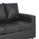 thumbnail image 3 of Sofá Kendy 3 Cuerpos + 2 Poufs Pu Negro, 3 of 5