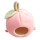 thumbnail image 3 of Forma De Manzana Pequeña Mascota Nest Hamster Hammock Cave Cave House Rosa, 3 of 3
