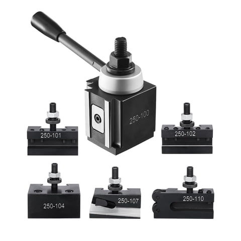 Juego De Postes De Herramientas Vevor Quick Change, 6 Piezas, Para Mini Torno Y Torno De Metal