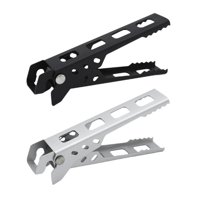 Magideal - 2 Piezas Levantador De Ollas, Clip Para Placa De Tazón Caliente, Pinzas Ligeras Para Soporte De Ollas, Pinza Portátil Para Cuencos, Pinza Para Sartén Argenta Negra