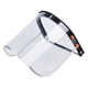 thumbnail image 4 of Protector facial y soporte Visera de PVC para casco Instale fácilmente Protección resistente para los ojos y la cara Accesorios de soporte de aluminio, 4 of 5