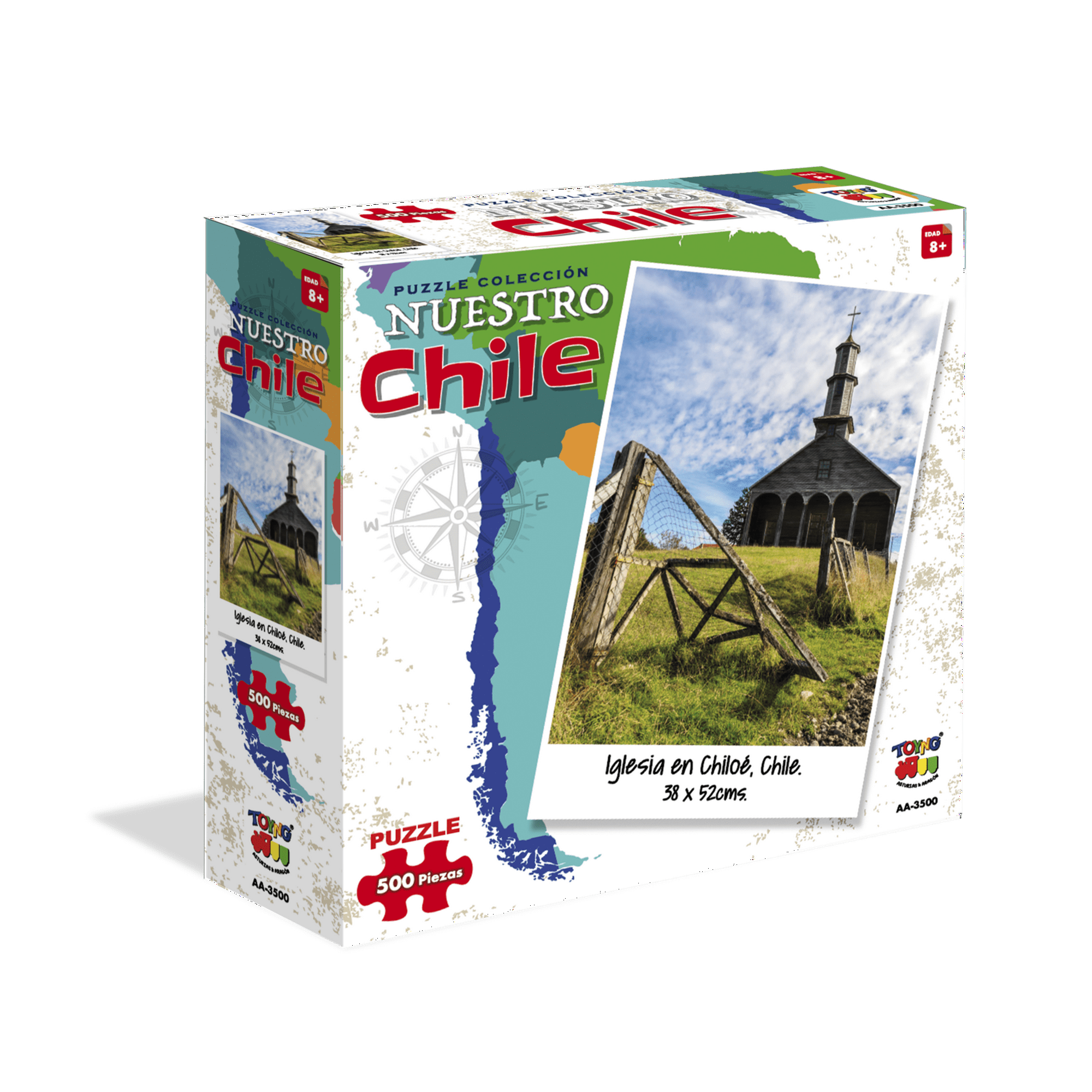 Puzzle 500 Iglesia En Chiloé - Toyng