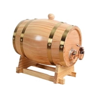 Bothyi - Accesorios De Madera Para Barril De Vino, Dispensador De Barril De Whisky Para Cóctel, Cerveza, Vino, 3L