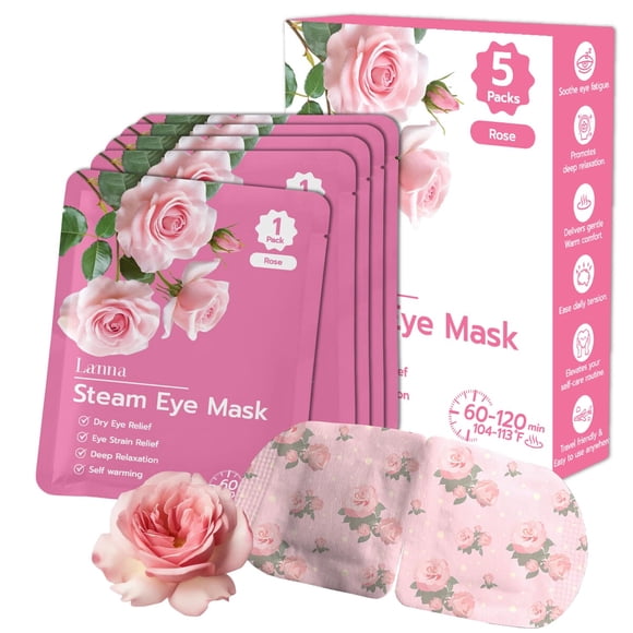 Mascarilla Ojos LANNA Rose 5 Unidades Calor 60 120 min