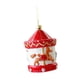 thumbnail image 3 of Adorno Colgante Navideño Para Colgar En La Habitación, Sala De Estar, Jardín, 7 X 12 Cm, Carrusel Rojo Y Blanco, 3 of 3