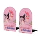 thumbnail image 1 of My Melody Sujetalibros decorativos temáticos, tope para estantería con base antideslizante, uso dual para hogar y oficina - 2 piezas, 1 of 6