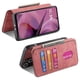 thumbnail image 5 of Funda Billetera Magnética para Motorola Moto G55 Soporte Tarjetas Desmontable Rosa, 5 of 6