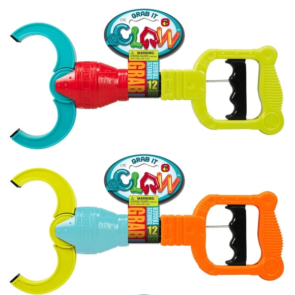 Robot de plástico Claw Grabber Toy JA-RU Grab It de 30 cm para niños