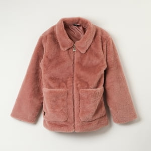 Chaqueta Niña Minnie Felpa Rosado Disney