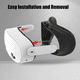 thumbnail image 4 of Compatible con Meta Quest 3S - Soporte de interfaz facial 3 en 1 con almohadilla de espuma de PU y juego de almohadillas nasales de silicona para accesorios de casco de RV-Negro, 4 of 6