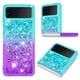 thumbnail image 1 of Funda Para Samsung Galaxy Z Flip 4 Con Diseño Gradiente Y Brillo Líquido Antigolpes Tpu, 1 of 4